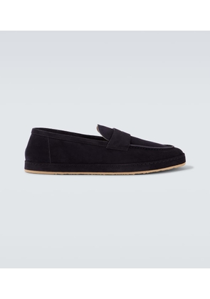 Brunello Cucinelli Suede penny loafers