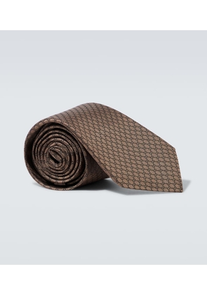 Gucci GG silk jacquard tie
