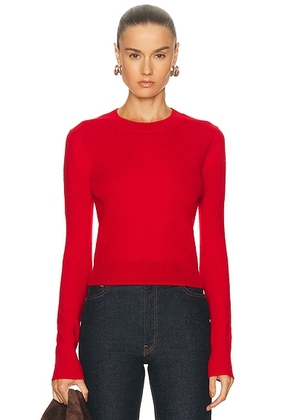 Eterne Francis Cashmere Sweater in Rouge - Red. Size M/L (also in ).