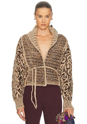 Dries Van Noten Tekla Sweater in Beige - Neutral. Size L (also in ).