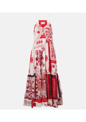Marant Etoile Sabbage printed cotton midi dress