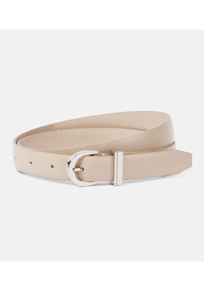 Khaite Luna leather belt