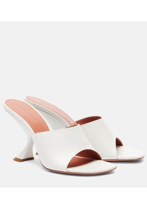 Amina Muaddi Taylor 90 leather mules