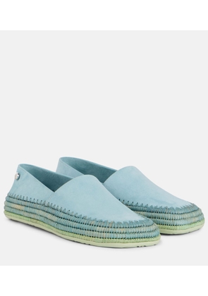 Loewe Paula's Ibiza Rio suede slip-on shoes