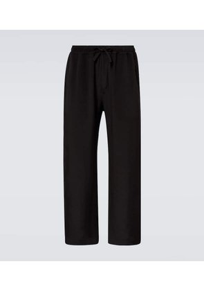 Saman Amel Silk wide-leg pants