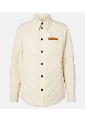 Bottega Veneta Quilted cotton-blend overshirt