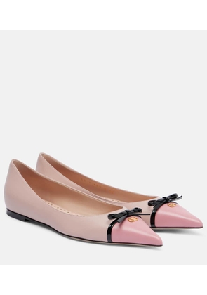 Valentino Garavani Bepointy leather ballet flats