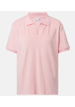 Hunza G Cotton terry polo shirt