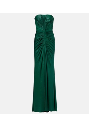 Elie Saab Ruched jersey gown