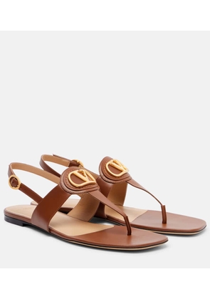 Valentino Garavani VLogo Signature leather thong sandals