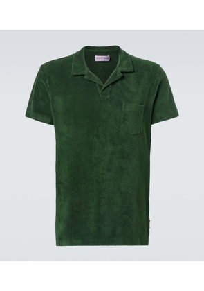 Orlebar Brown Cotton terry polo shirt