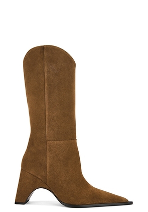 Coperni Cowboy Bridge Boot in Brown Dark - Brown. Size 36 (also in 37, 38, 39, 40, 41).