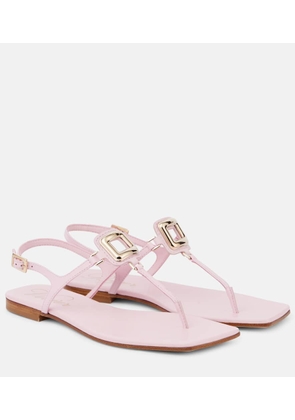Roger Vivier Viv' By The Sea leather thong sandals