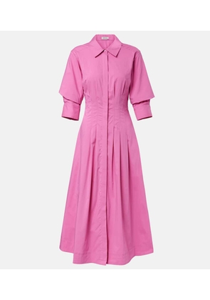 Simkhai Jazz cotton-blend poplin shirt dress