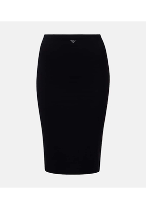 Prada Logo pencil skirt