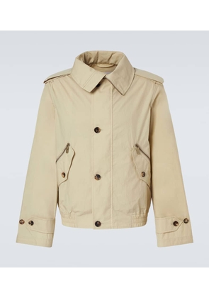 Burberry Cotton-blend blouson jacket