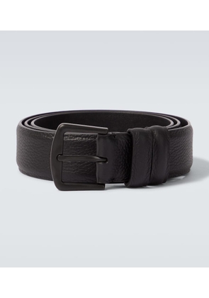 Loro Piana Alsavel leather belt