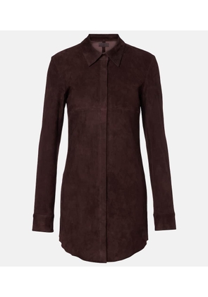 Stouls Geraldine suede shirt dress