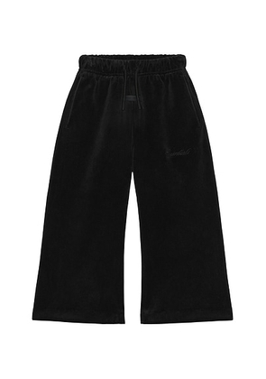 Fear of God ESSENTIALS Kids Flare Pant in Vintage Black - Black. Size 2/3 (also in 4/5, 6/7).