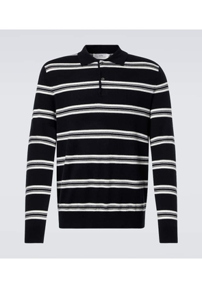 Arch4 Mr Swansea striped cashmere polo sweater