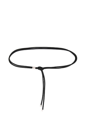 Isabel Marant Silvia Belt in Black & Silver - Black. Size all.