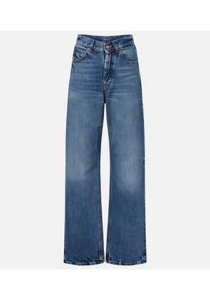 Saint Laurent V-Waist wide-leg jeans