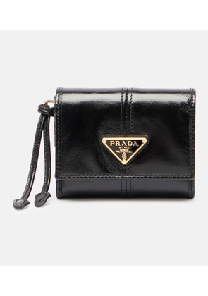 Prada Logo leather wallet