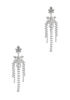 Rabanne Chandelier Crystal-embellished Drop Earrings - Silver - One Size