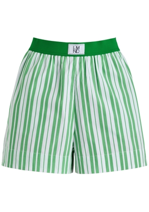 Lmnd Lemonade Chiara Striped Cotton Shorts - Green - XS (UK6 / XS) - XS (UK6 /xs)