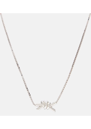Bottega Veneta Knot sterling silver necklace