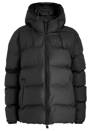 Rains Quilted Waterproof Jacket - Black - XS