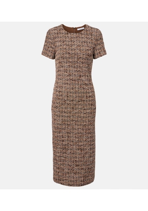Max Mara Giugno cotton and wool-blend midi dress