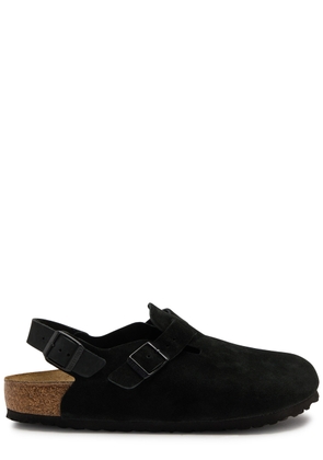 Birkenstock Tokio II Suede Clogs - Black - 44 (IT44 / UK10)