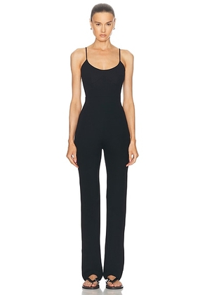 LESET Rio Corset Jumpsuit in Black - Black. Size L (also in ).