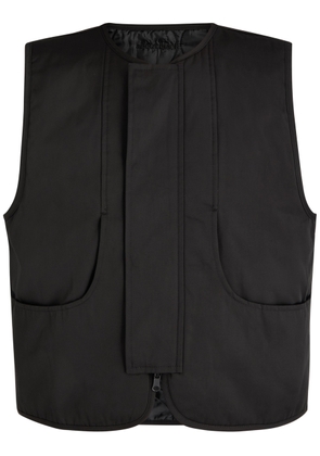 About Blank Reversible Quilted Shell Gilet - Black - M