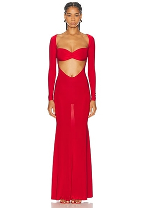 The New Arrivals by Ilkyaz Ozel Lilaea Dress in Rouge Dada - Red. Size 34 (also in 40).