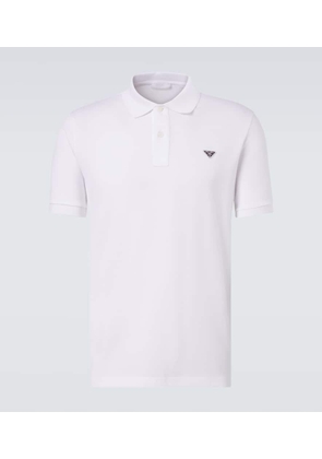 Prada Logo cotton polo shirt