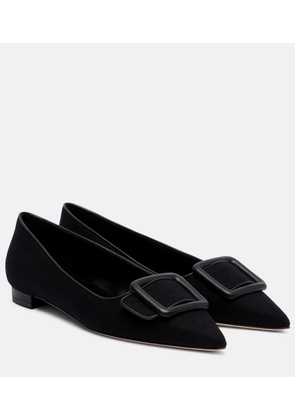 Manolo Blahnik Maysale buckled ballet flats