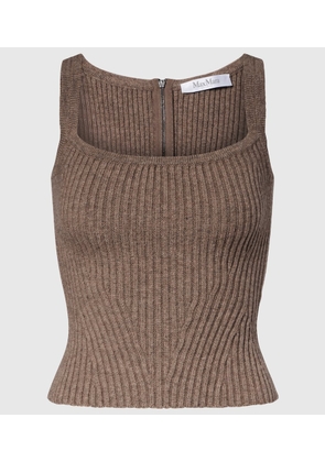 Max Mara Aretusa wool and cashmere-blend top