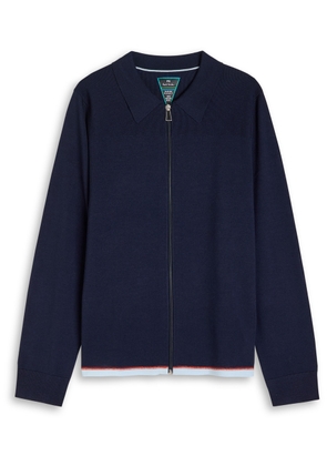 PS Paul Smith Panelled Wool Jumper - Navy - XL
