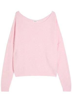 American Vintage Damsville Brushed-knit Jumper - Pink - M/L (UK14 / L)