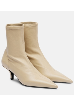 Toteme Leather ankle boots