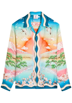 Casablanca Printed Silk-twill Shirt - Multicoloured 1 - L