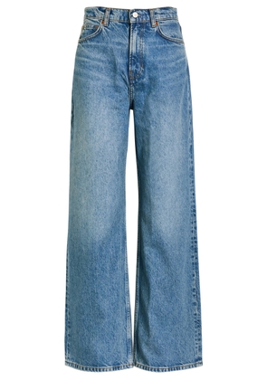 Reformation Cary Wide-leg Jeans - Dark Blue - 28 (W28 / UK10 / S)