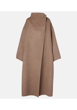 The Frankie Shop Leroy wool-blend wrap coat
