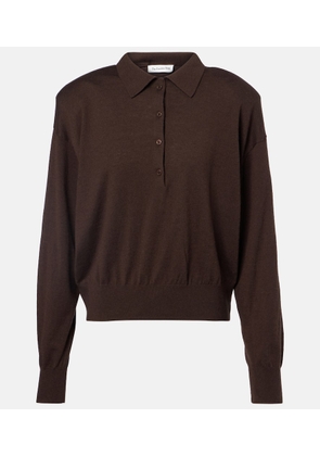The Frankie Shop Croydon wool-blend polo sweater