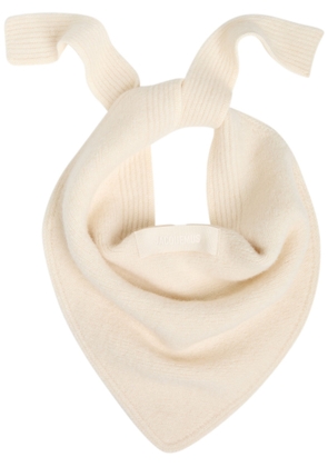 Jacquemus Le Chale Gros Grain Alpaca-blend Scarf - Off White - One Size