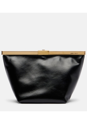 Jimmy Choo Ganache Small leather clutch