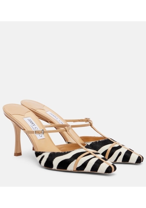 Jimmy Choo x Conner Ives Gloria 85 calf hair mules