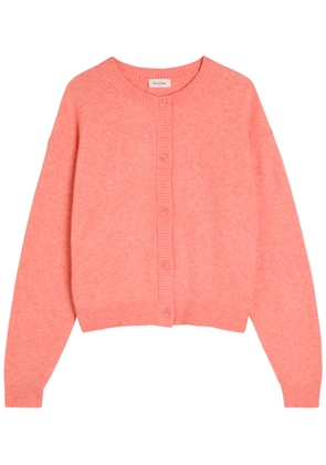 American Vintage Damsville Knit Cardigan - Coral - XS/S (UK6-8 / XS)